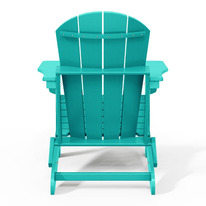 Polytrends Laguna Weather Resistant Outdoor Patio Folding Adirondack Chairs (Set of 2)