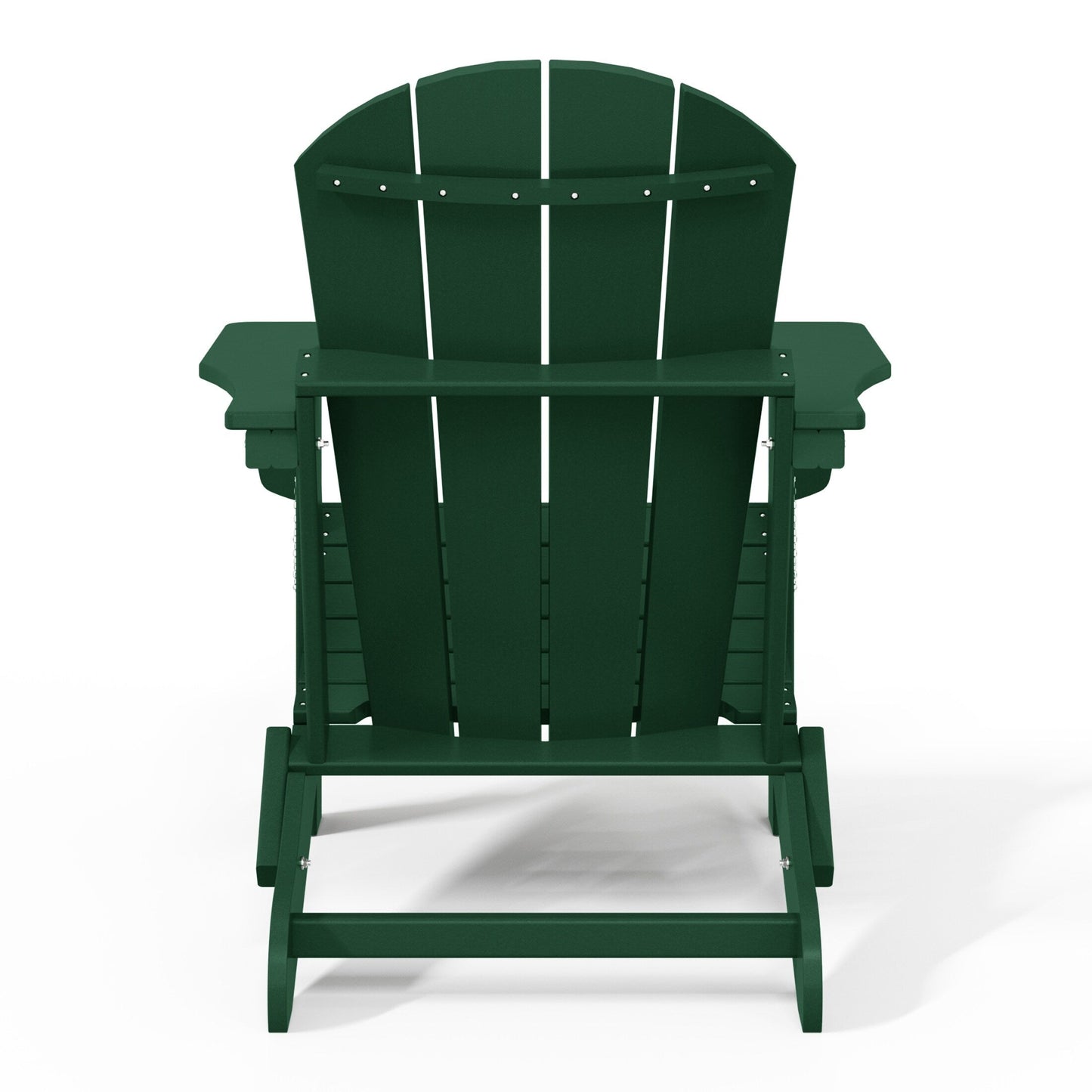 Polytrends Laguna Weather Resistant Outdoor Patio Folding Adirondack Chairs (Set of 2)