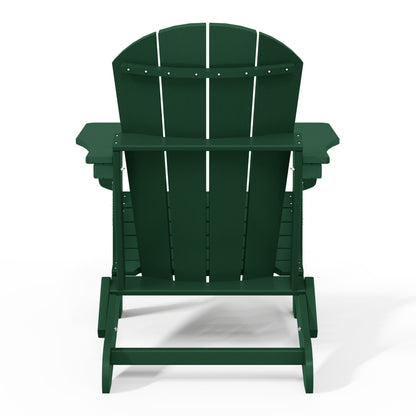 Polytrends Laguna Weather Resistant Outdoor Patio Folding Adirondack Chairs (Set of 2)