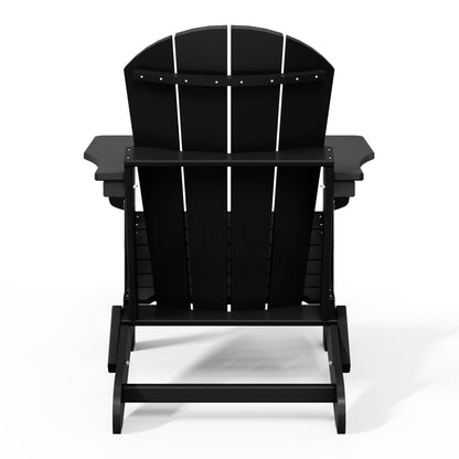 Polytrends Laguna Weather Resistant Outdoor Patio Folding Adirondack Chairs (Set of 2)