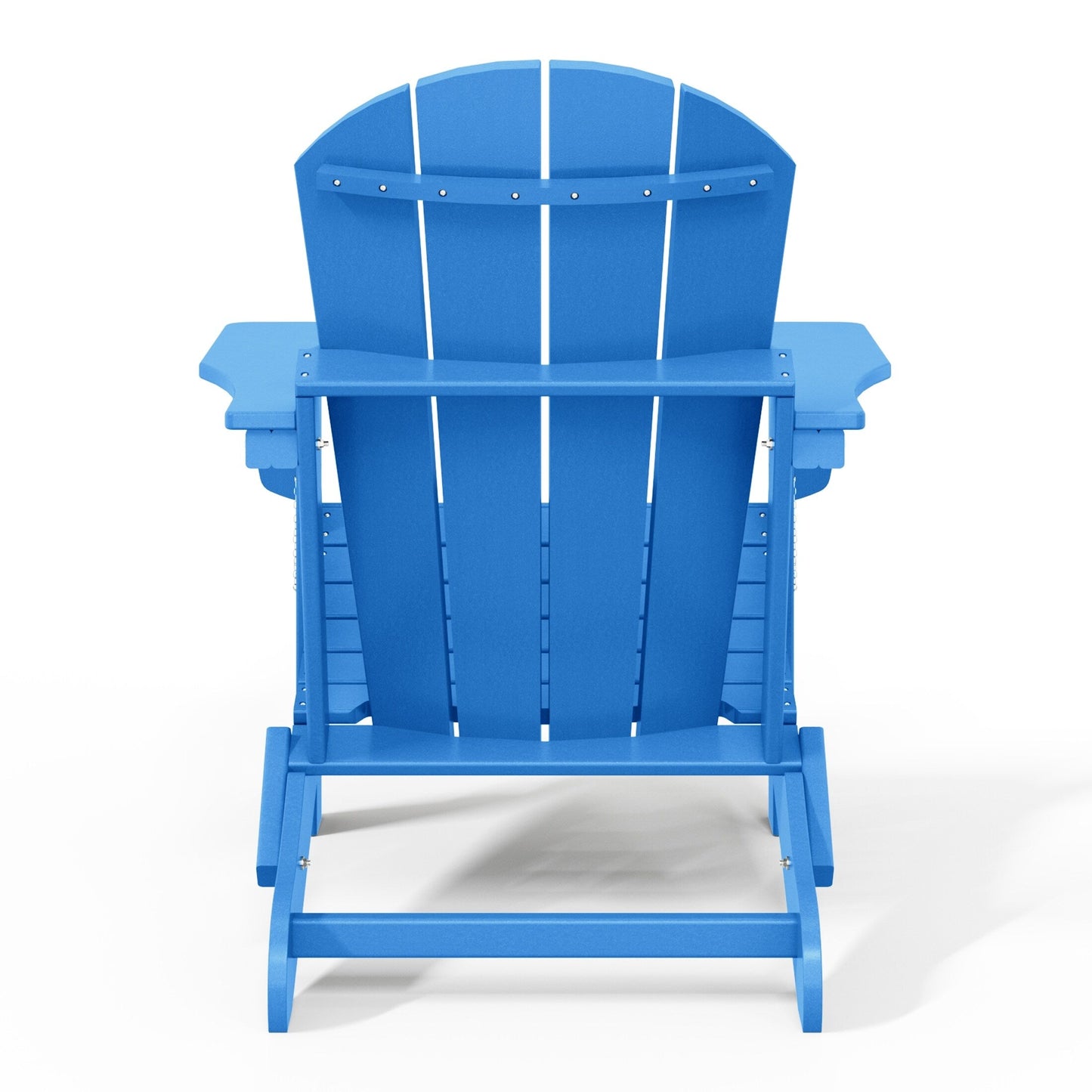 Polytrends Laguna Weather Resistant Outdoor Patio Folding Adirondack Chairs (Set of 2)