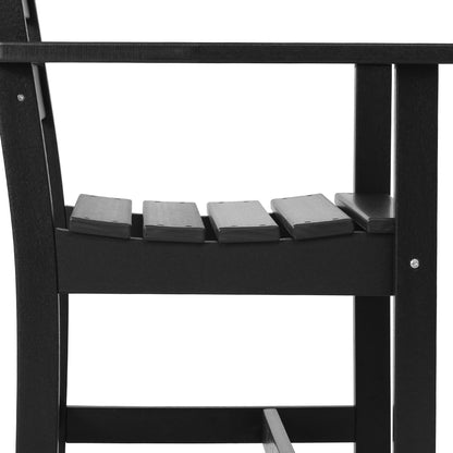 Polytrends Shoreside 6-Piece Arm Chair Dining Set With Bench