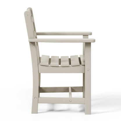 Polytrends Shoreside 6-Piece Arm Chair Dining Set With Bench