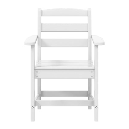 Polytrends Shoreside 6-Piece Arm Chair Dining Set With Bench