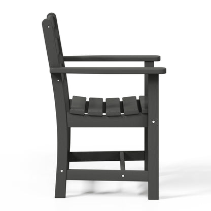 Polytrends Shoreside 6-Piece Arm Chair Dining Set With Bench