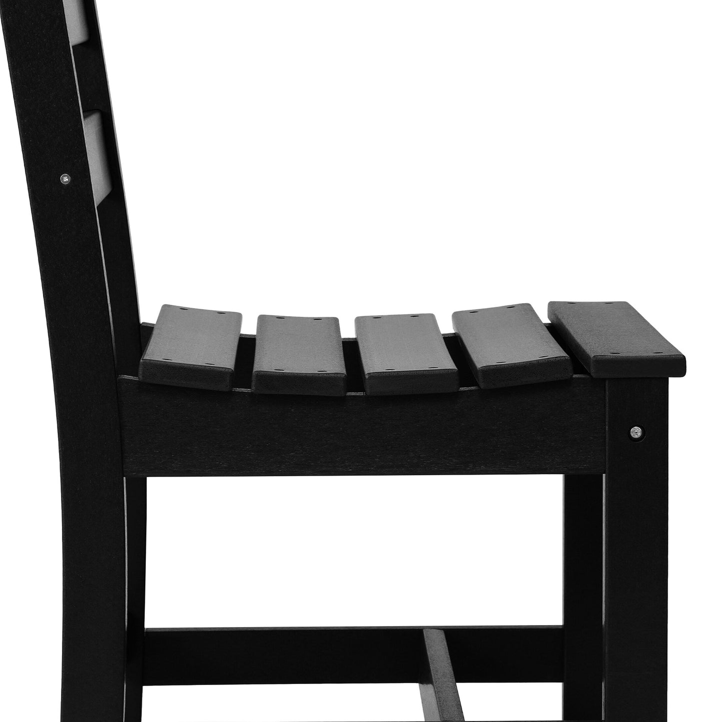 Polytrends Shoreside 6-Piece Side Chair Dining Set With Bench