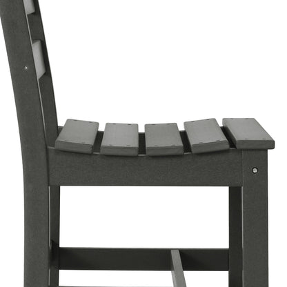 Polytrends Shoreside 6-Piece Side Chair Dining Set With Bench