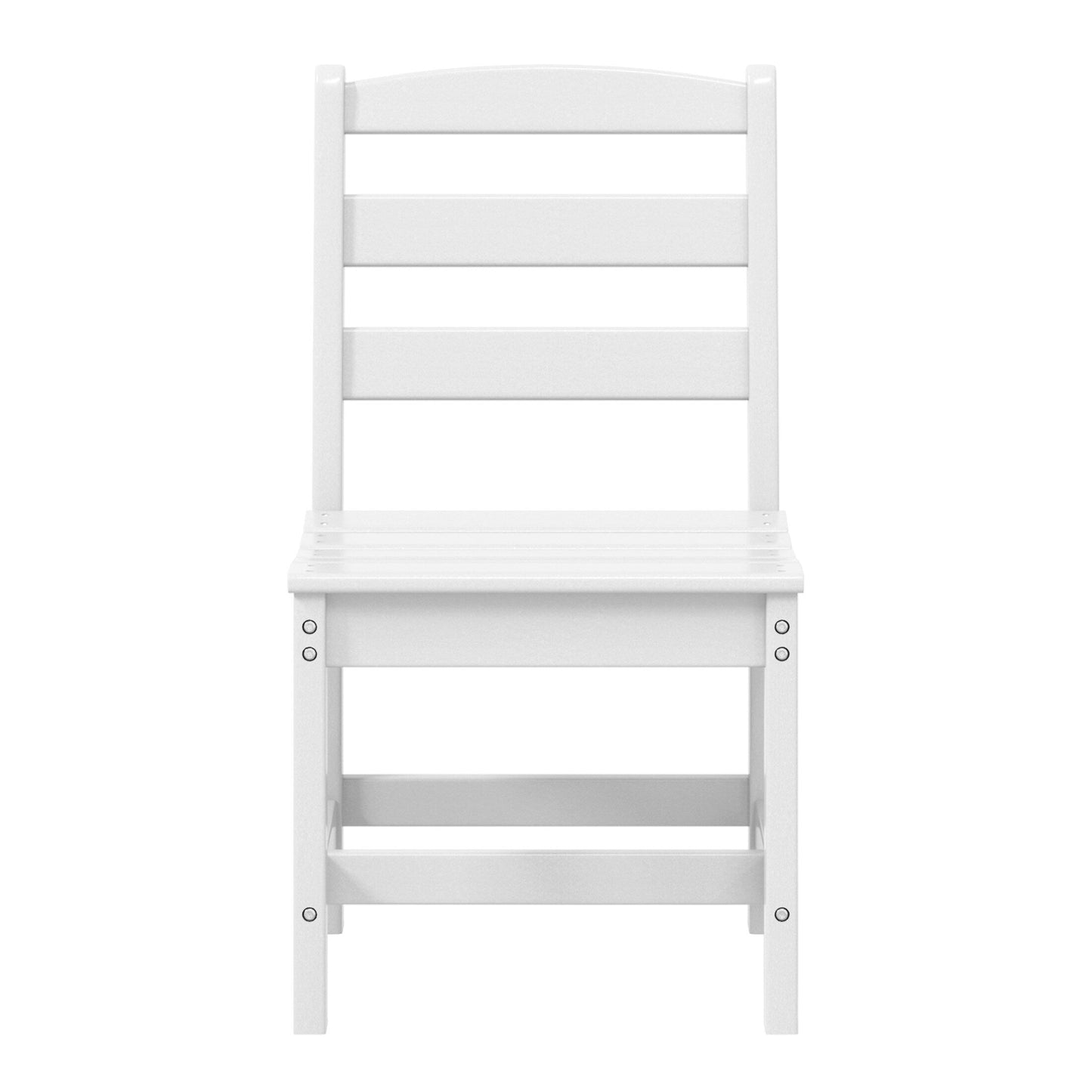 Polytrends Shoreside 6-Piece Side Chair Dining Set With Bench