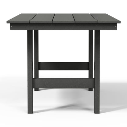 Polytrends Shoreside 6-Piece Side Chair Dining Set With Bench