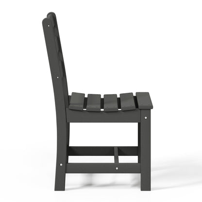 Polytrends Shoreside 6-Piece Side Chair Dining Set With Bench