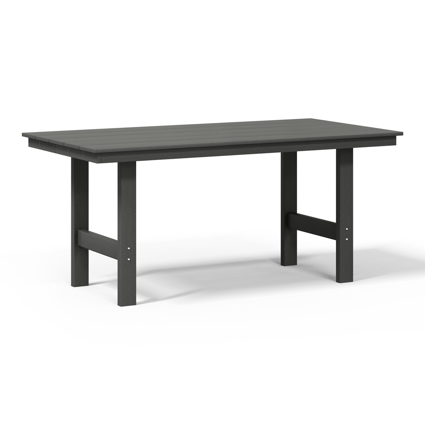 Polytrends Shoreside 6-Piece Side Chair Dining Set With Bench