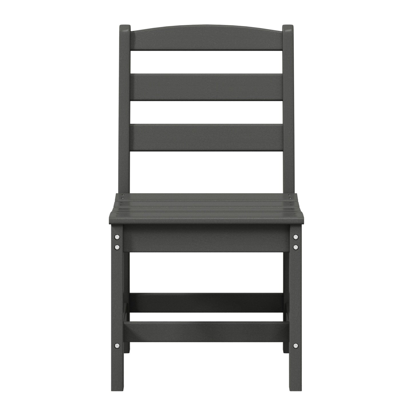 Polytrends Shoreside 6-Piece Side Chair Dining Set With Bench