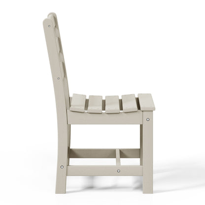 Polytrends Shoreside 6-Piece Side Chair Dining Set With Bench