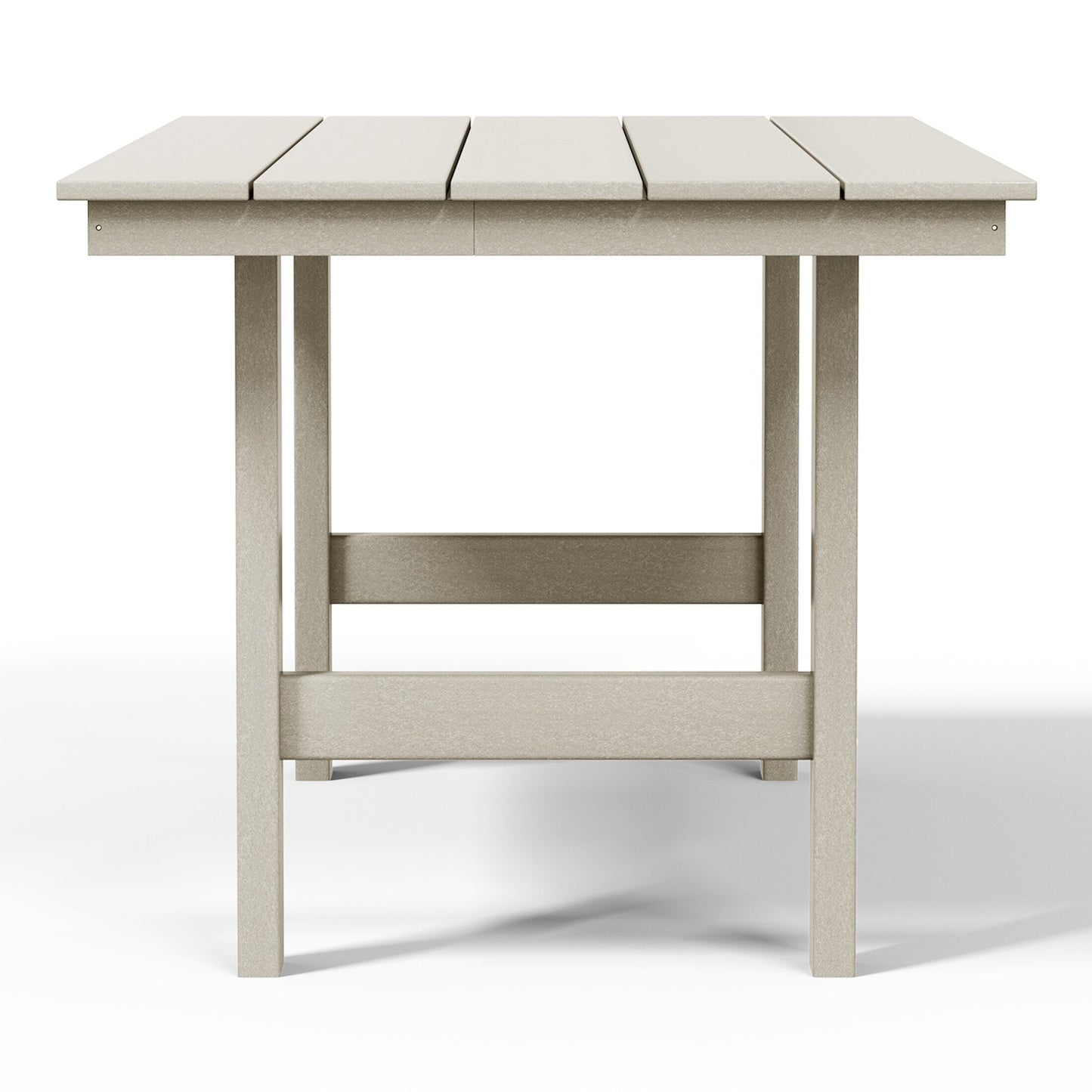 Polytrends Shoreside 6-Piece Side Chair Dining Set With Bench