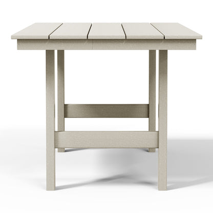Polytrends Shoreside 6-Piece Side Chair Dining Set With Bench