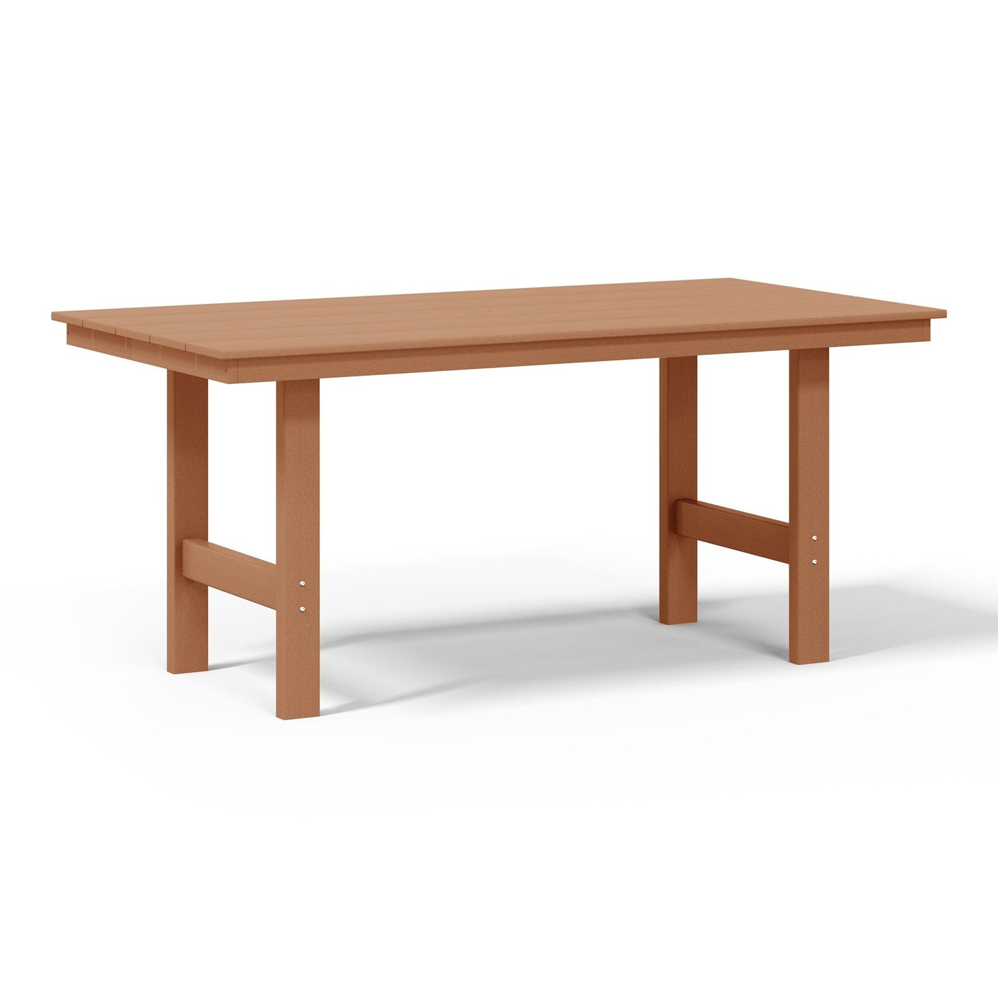 Polytrends Shoreside 6-Piece Side Chair Dining Set With Bench