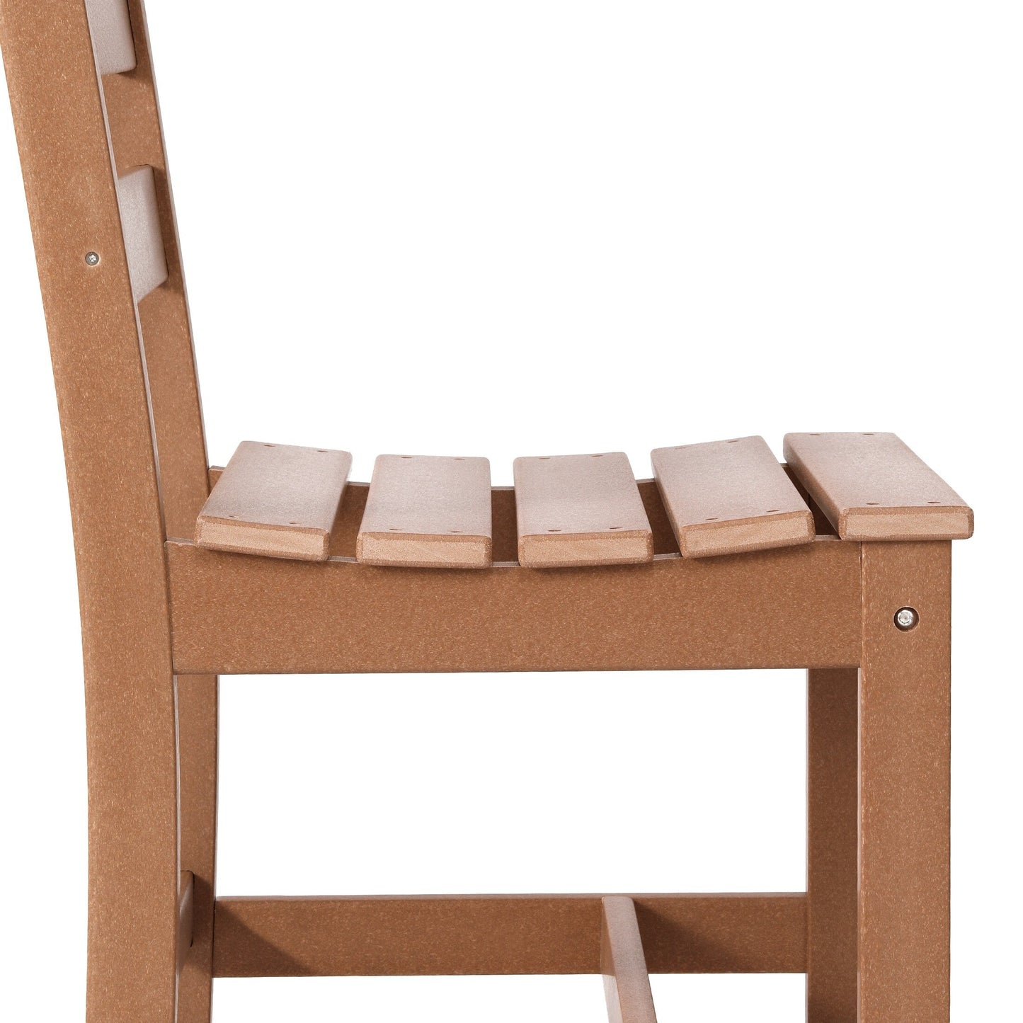 Polytrends Shoreside 6-Piece Side Chair Dining Set With Bench