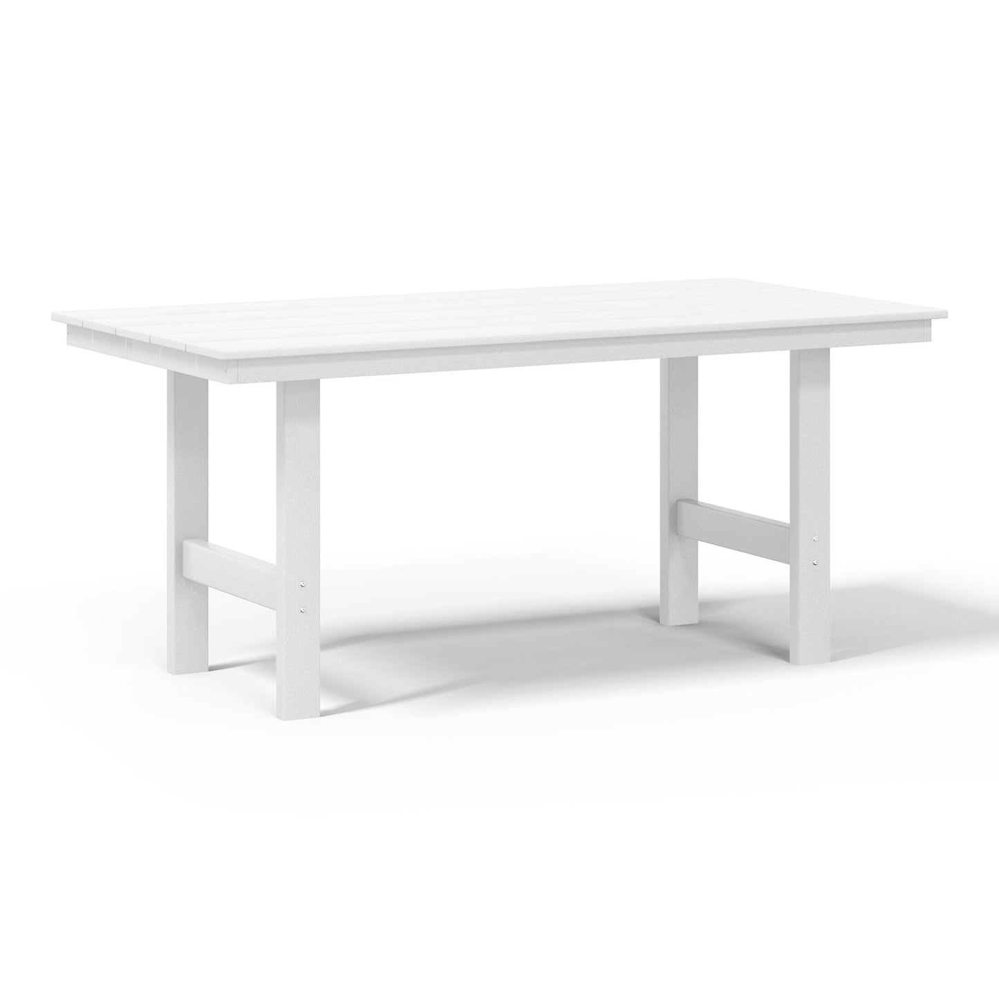 Polytrends Shoreside 6-Piece Side Chair Dining Set With Bench