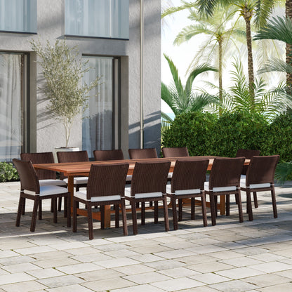 Amazonia Camille FSC Certified Wood Outdoor Patio Dining Set