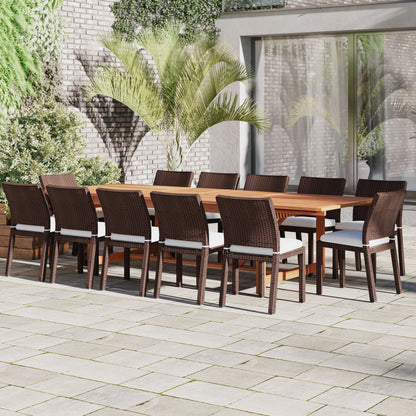 Amazonia Camille FSC Certified Wood Outdoor Patio Dining Set
