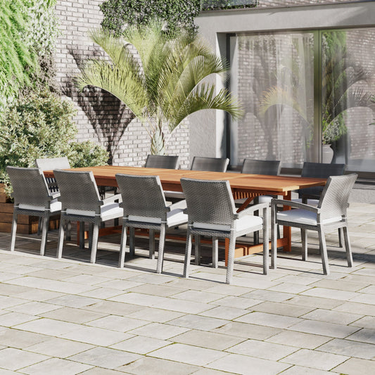 Amazonia Camille FSC Certified Wood Outdoor Patio Dining Set