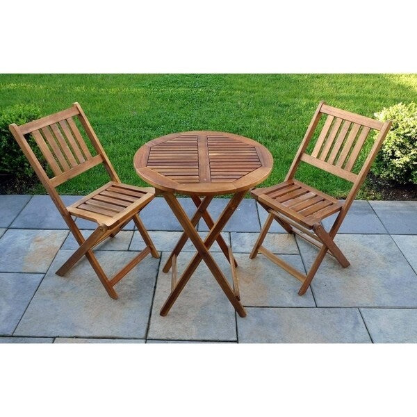 Silverton Acacia Hardwood Outdoor Bistro Set by Havenside Home