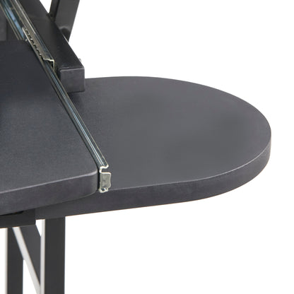 Porch & Den Florica Rolling Computer Desk Cart