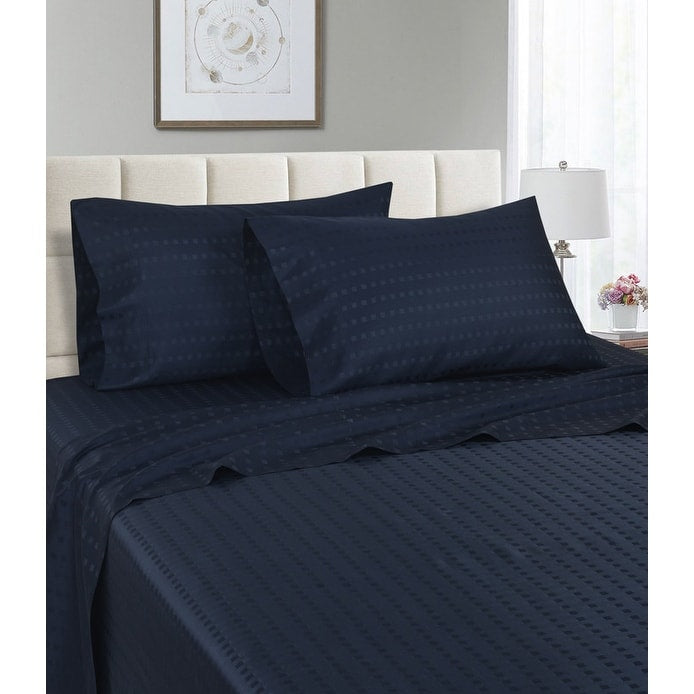 Home Sweet Home Dream Striped 1200 TC Egyptian Cotton Deep Pocket Bed Sheet Set