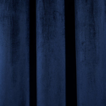 Porch & Den Lapeyrous Velvet Solid Room Darkening Window Curtain Panel Set