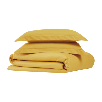 Brooklyn Loom Tight-Weave Cotton Percale Duvet Set