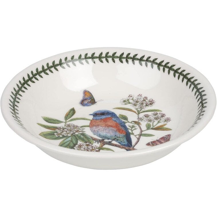 Portmeirion Botanic Garden Birds Collection Pasta Bowl Set of 6 - 8.5 inch