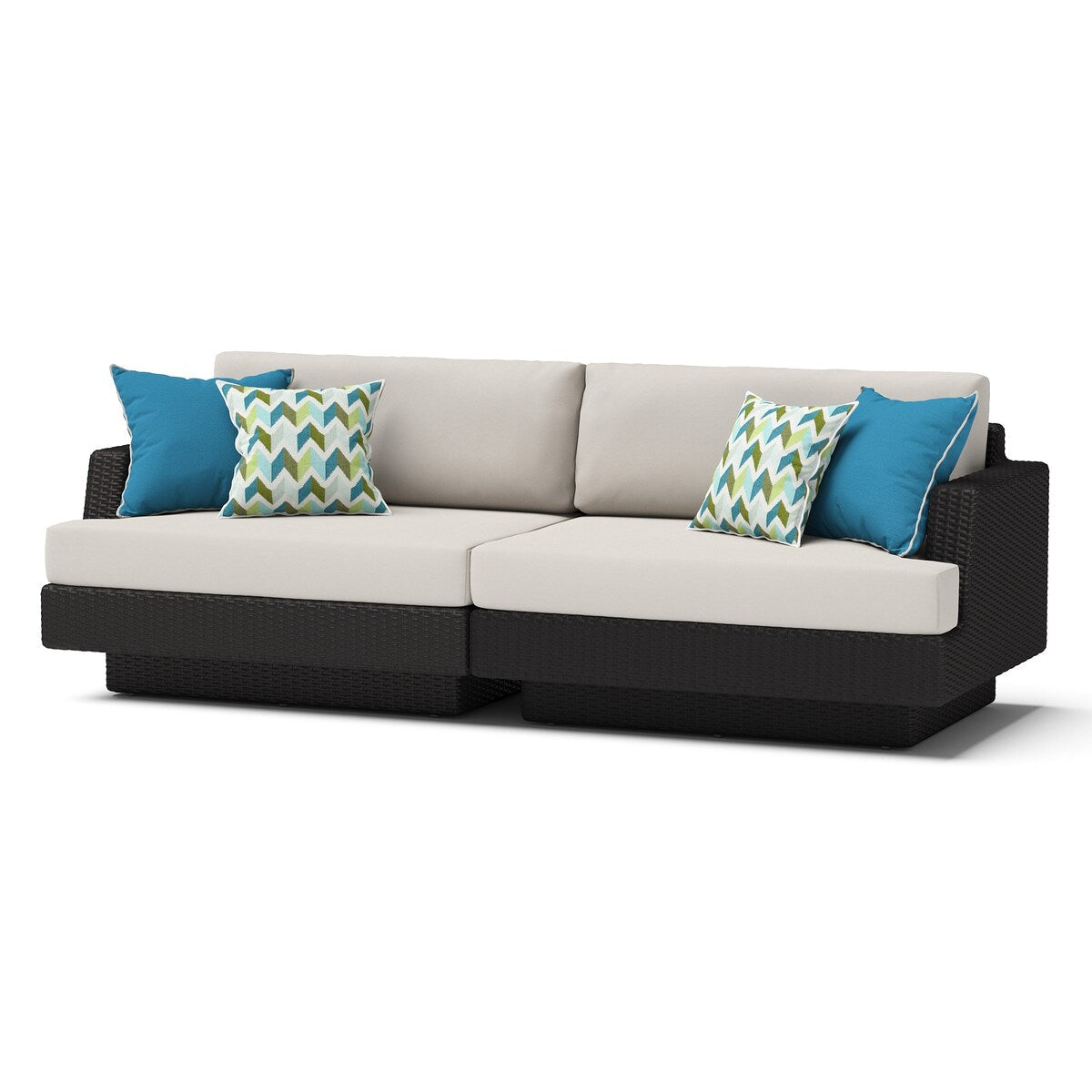 Portofino Comfort 7 Piece Sunbrella Outdoor Patio Motion Seating Set