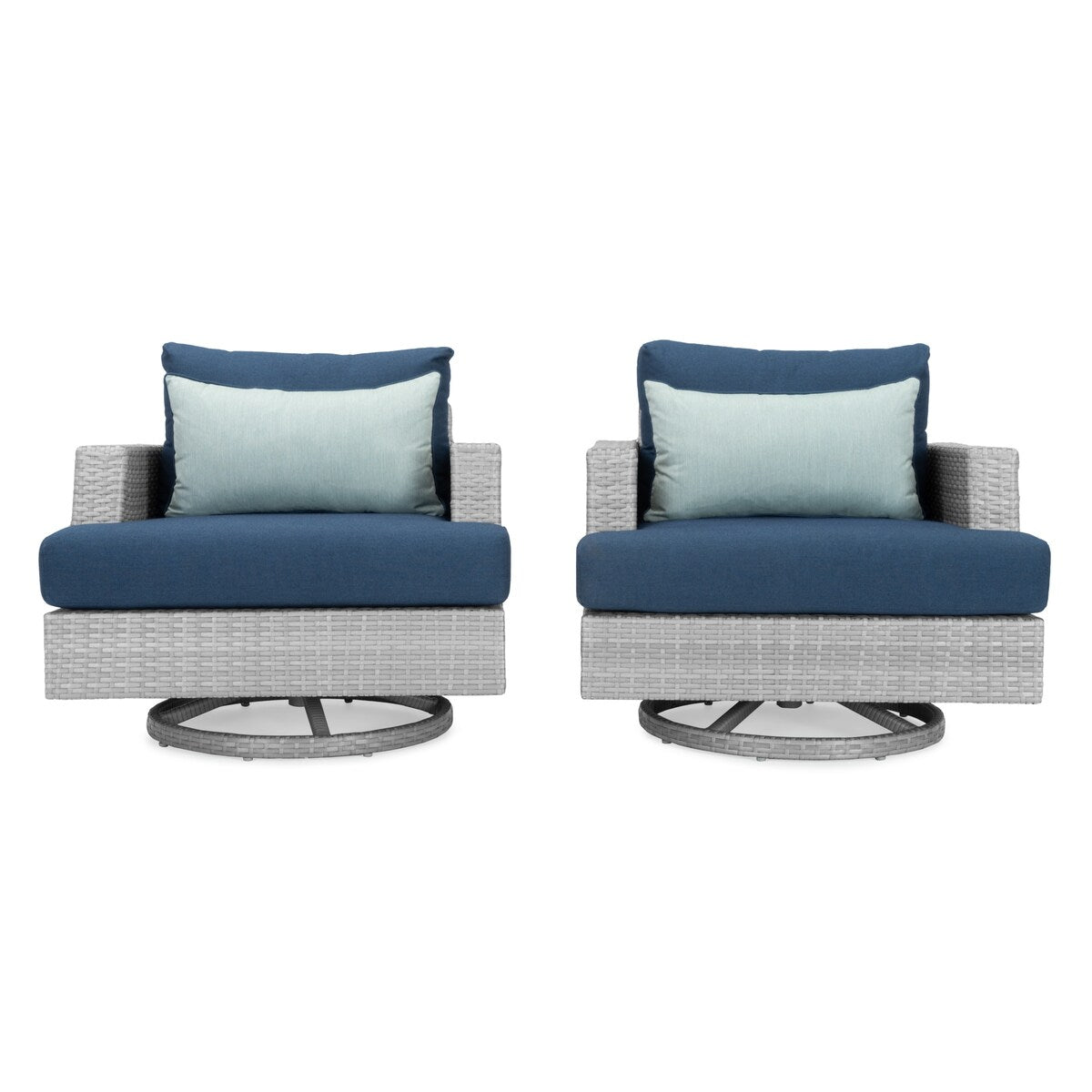 Portofino Comfort 7 Piece Sunbrella Outdoor Patio Motion Seating Set