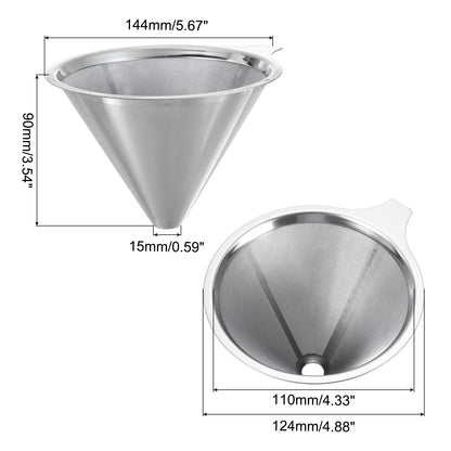 Pour Over Coffee Dripper Filter Maker