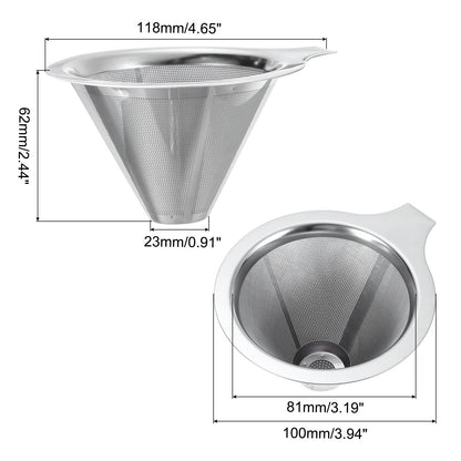 Pour Over Coffee Dripper Filter Maker