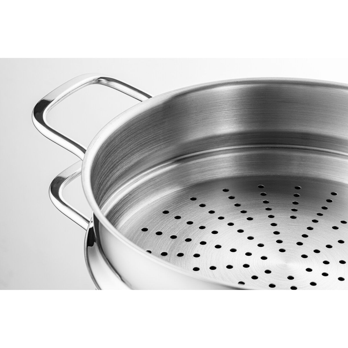 Prime Cook 6.4 qt. Stainless Steel Steamer Pot with Lid