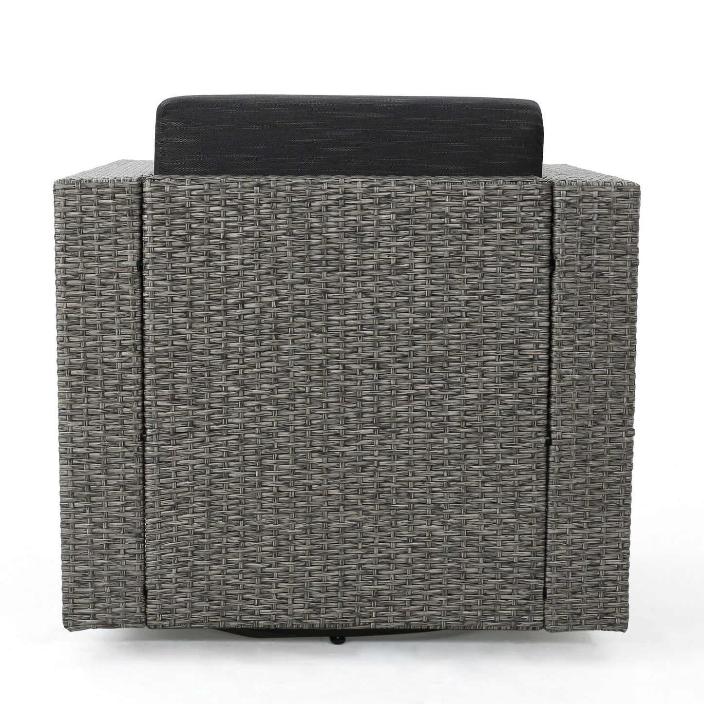 Puerta Outdoor Wicker Swivel Club Chair by Christopher Knight Home
