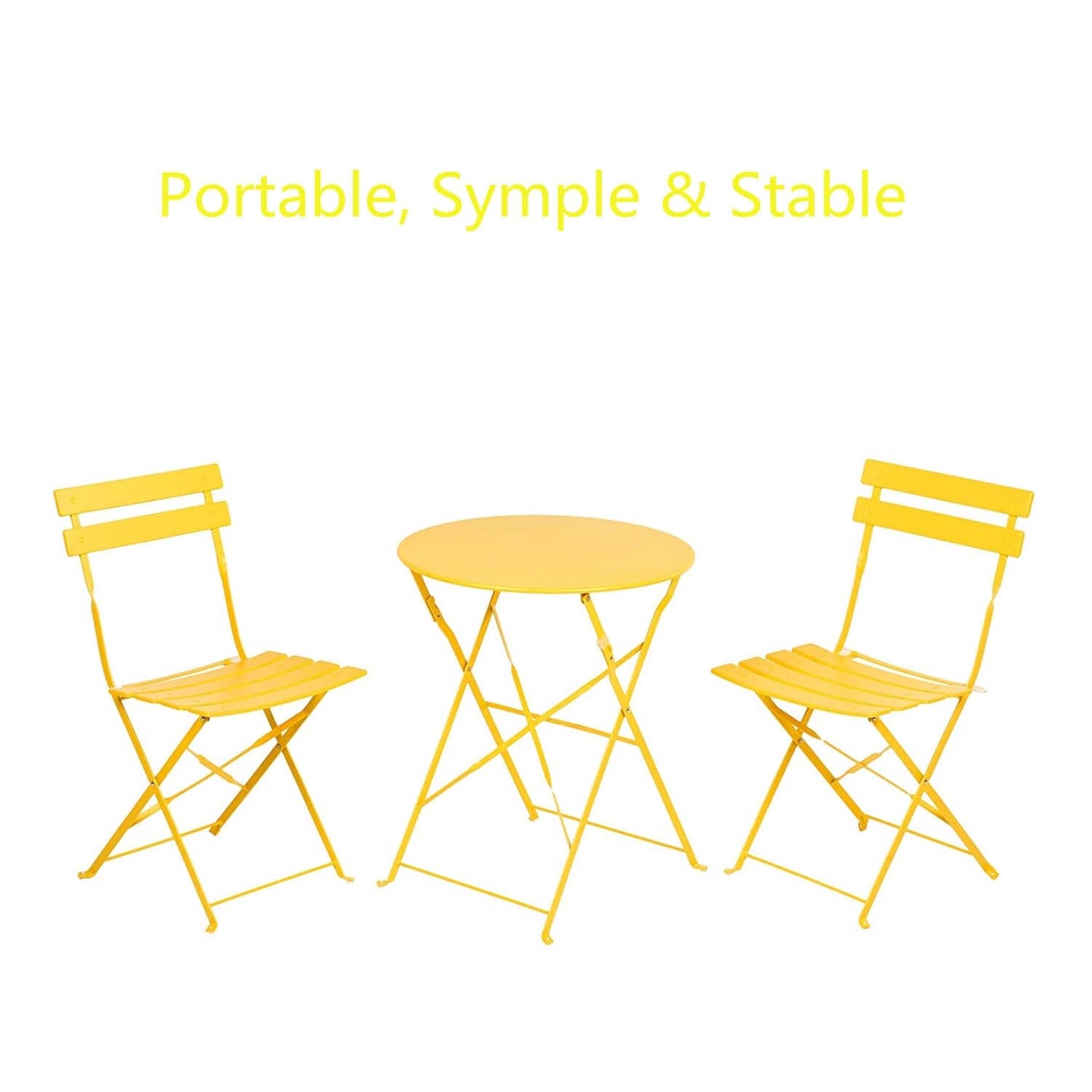 Round 2 Person - 23.6 Long Bistro Set