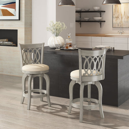 Rovinj Scroll Back Swivel Counter Stool