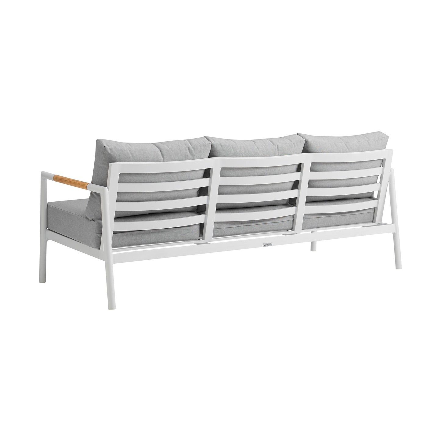 Royal 4-Piece Patio All Weather Deep Seating Outdoor Conversation Set with Gray Cushions