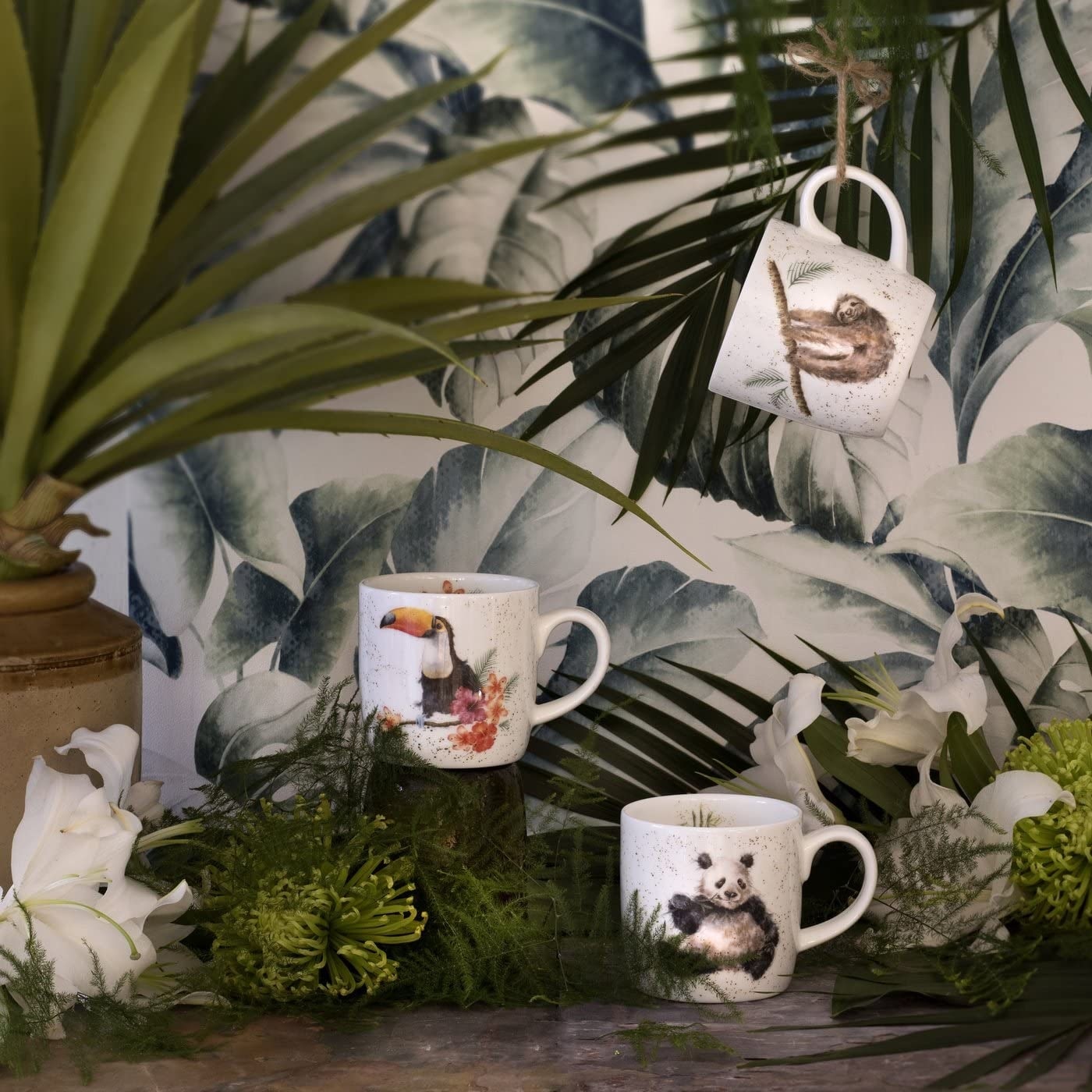 Royal Worcester Wrendale Designs Mug Wildlife Animals