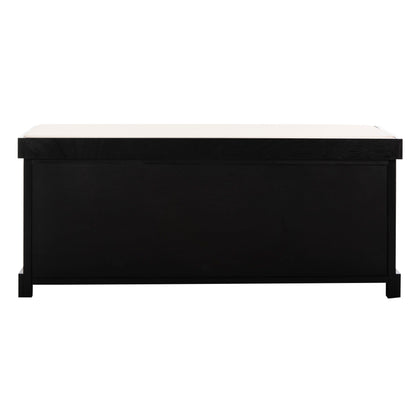 SAFAVIEH Eola Grey/ White Storage Bench - 47 x 16.1 x 19.9 - 47Wx16Dx20H
