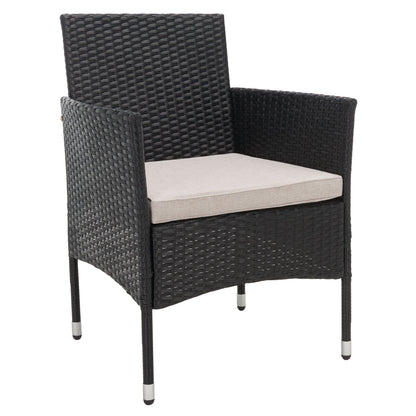 SAFAVIEH Outdoor Abdul 4-Piece Conversation Patio Set. - 42W x 23D x 33H