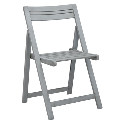 SAFAVIEH Outdoor Living Kerman Grey Wash Acacia Wood 5-piece Dining Set - 41W x 41D x 30H