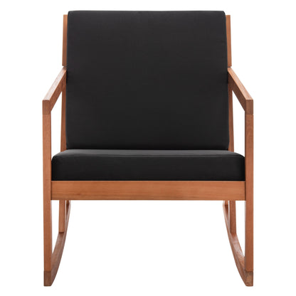 SAFAVIEH Outdoor Makaila Rocking Chair with Cushion - 26W x 31D x 38H