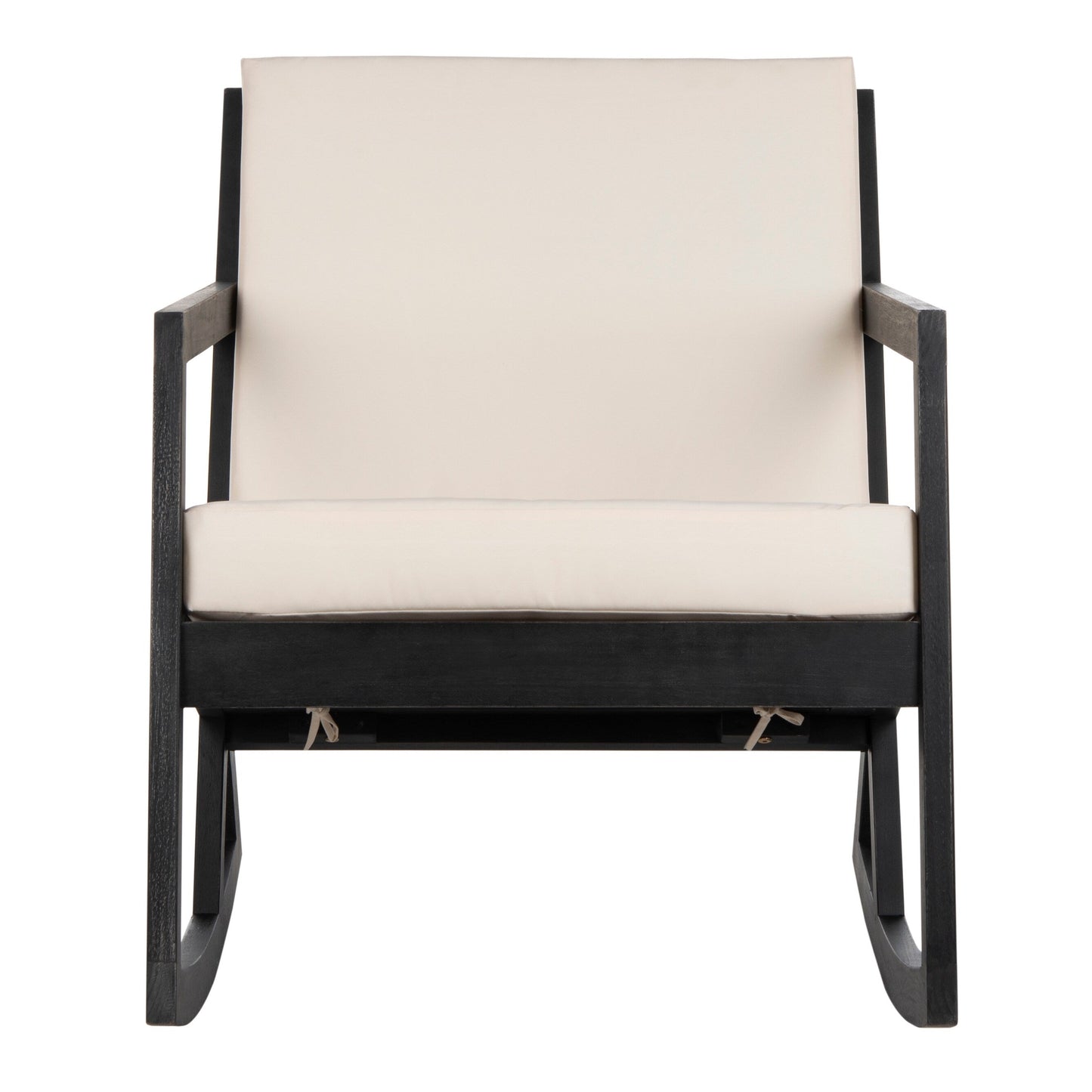 SAFAVIEH Outdoor Makaila Rocking Chair with Cushion - 26W x 31D x 38H