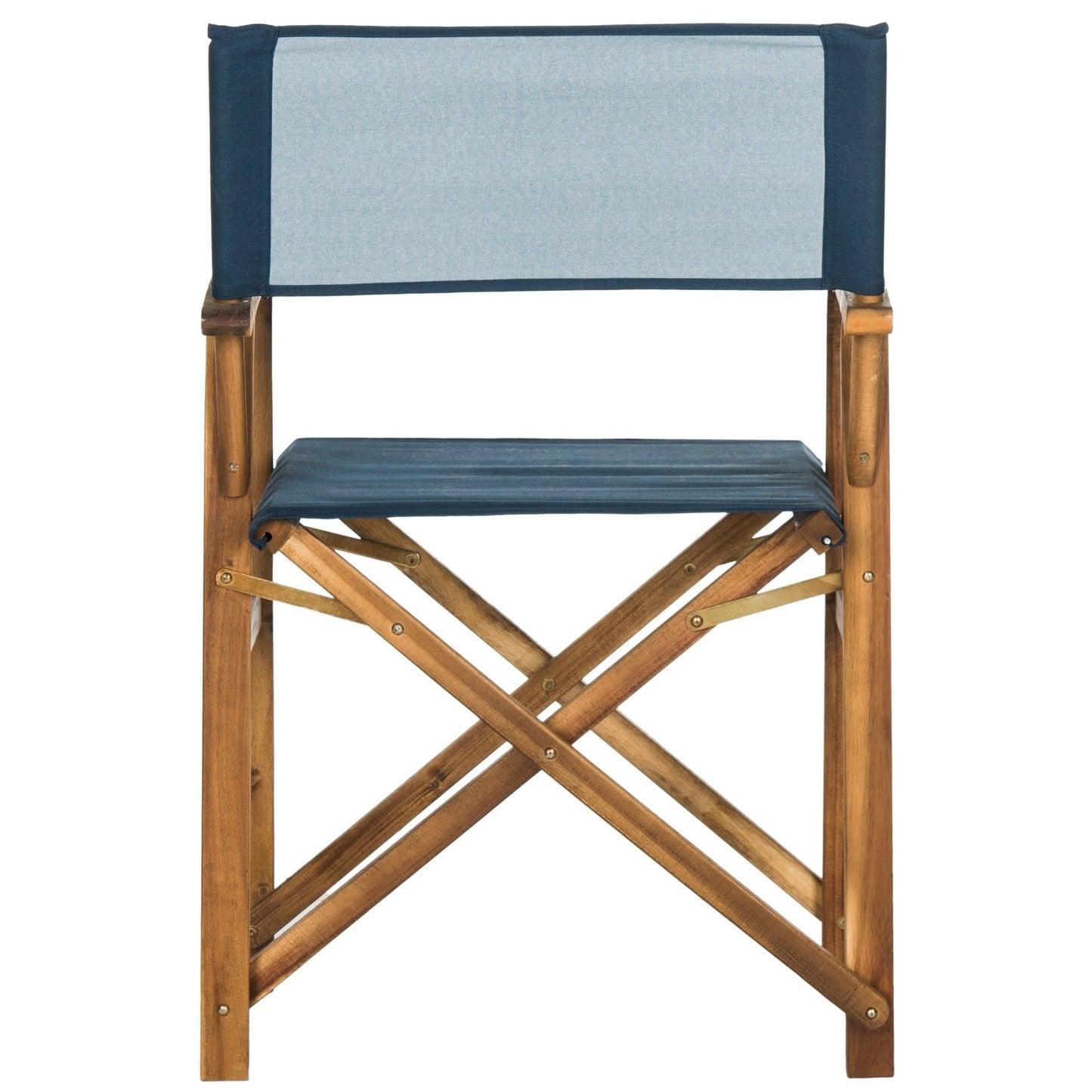 SAFAVIEH Outdoor Vaira Acacia Wood Director Chair (Set of 2) - 22W x 34D x 21H