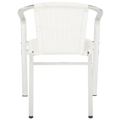 SAFAVIEH Shelia Indoor Outdoor Stackable Chair (Set of 2) - 22W x 23D x 28H