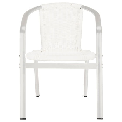 SAFAVIEH Shelia Indoor Outdoor Stackable Chair (Set of 2) - 22W x 23D x 28H