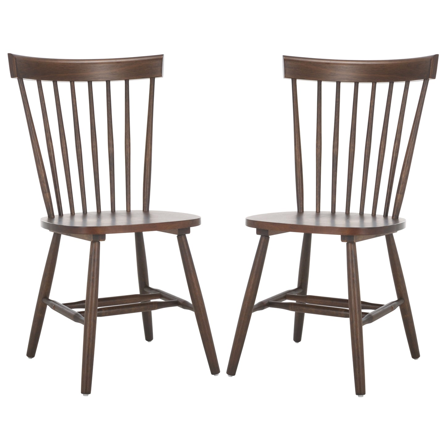 SAFAVIEH Suhair Spindle Farmhouse Dining Chair (Set of 2) - 20.5 x 21 x 36 - 21W x 21D x 36H